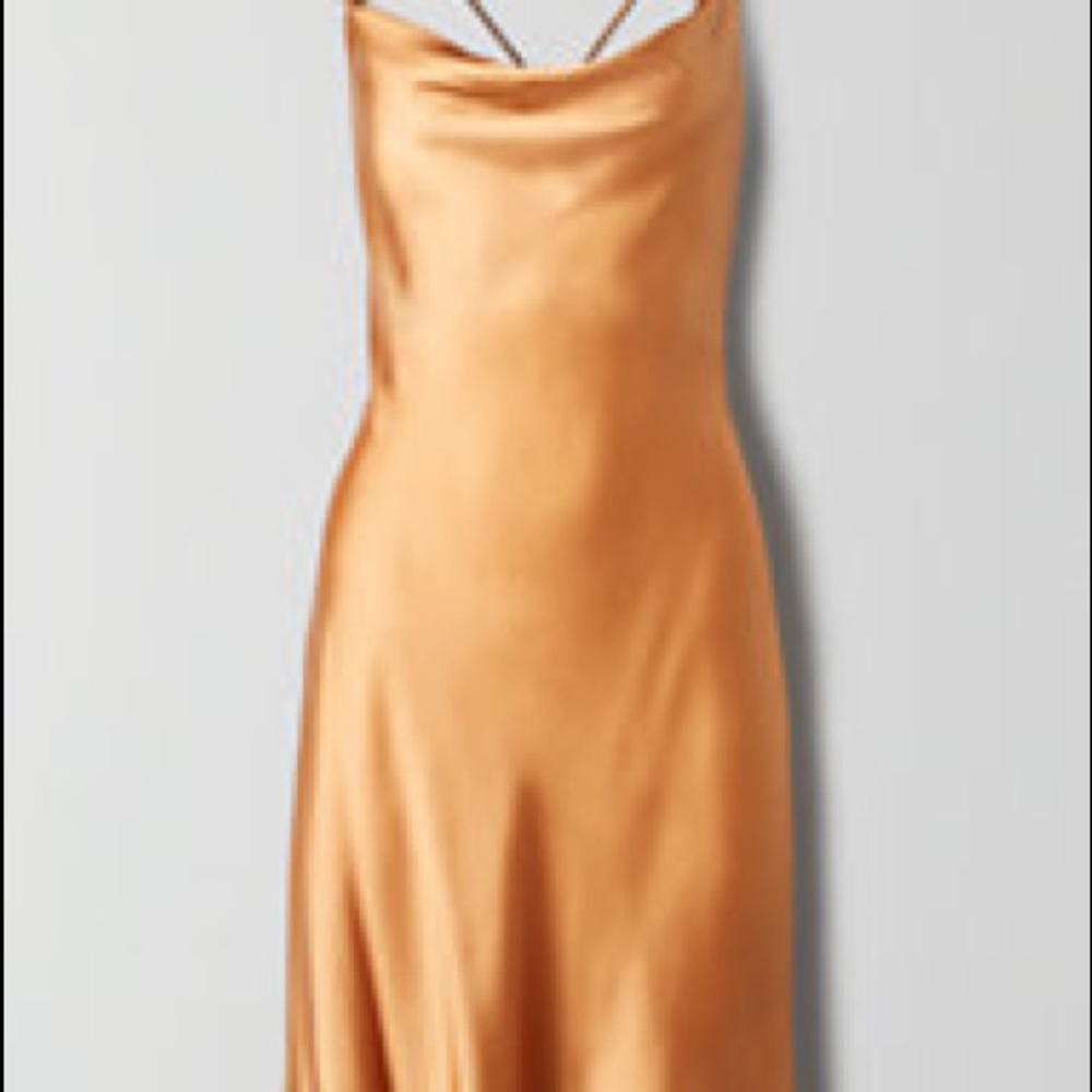 COPY - NWT Wilfred Diamente Slip Dress in Molten …
